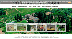 Desktop Screenshot of fattorialaloggia.com